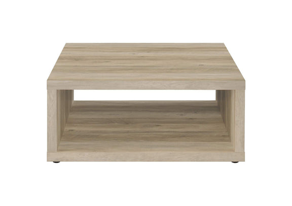 710518-S2 Frisco 2-piece Coffee and End Table Set Distressed Pine