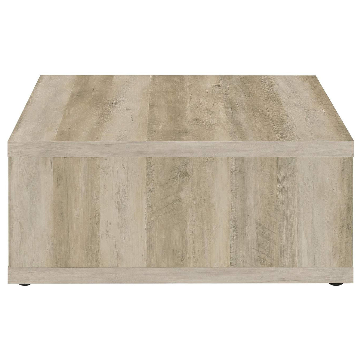 710518-S2 Frisco 2-piece Coffee and End Table Set Distressed Pine