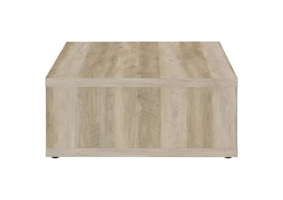 710518-S3 Frisco 3-piece Coffee and End Table Set Distressed Pine