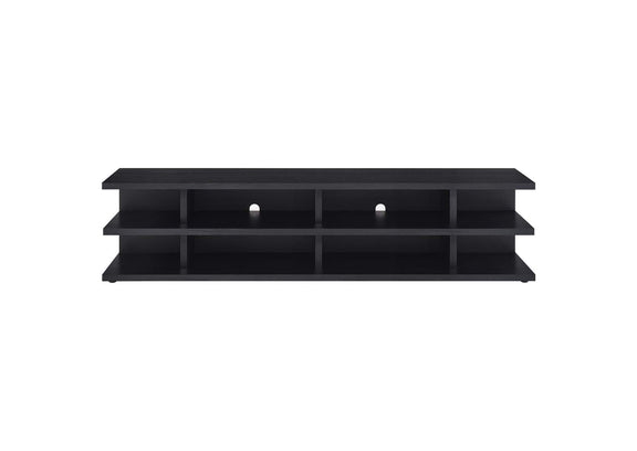 710533 Cartmill 78-inch 2-tier TV Stand Media Console Black