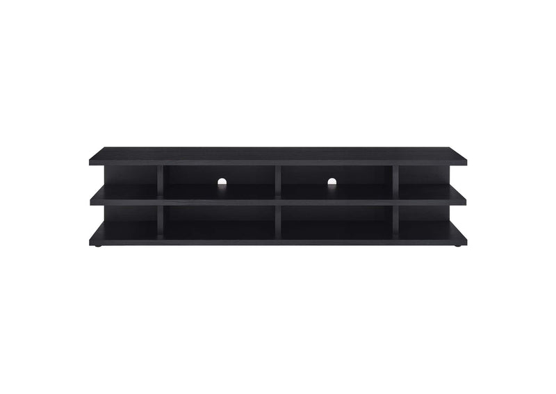 710533 Cartmill 78-inch 2-tier TV Stand Media Console Black
