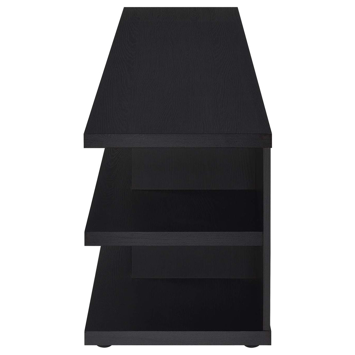 710533 Cartmill 78-inch 2-tier TV Stand Media Console Black