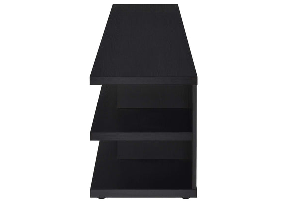 710533 Cartmill 78-inch 2-tier TV Stand Media Console Black