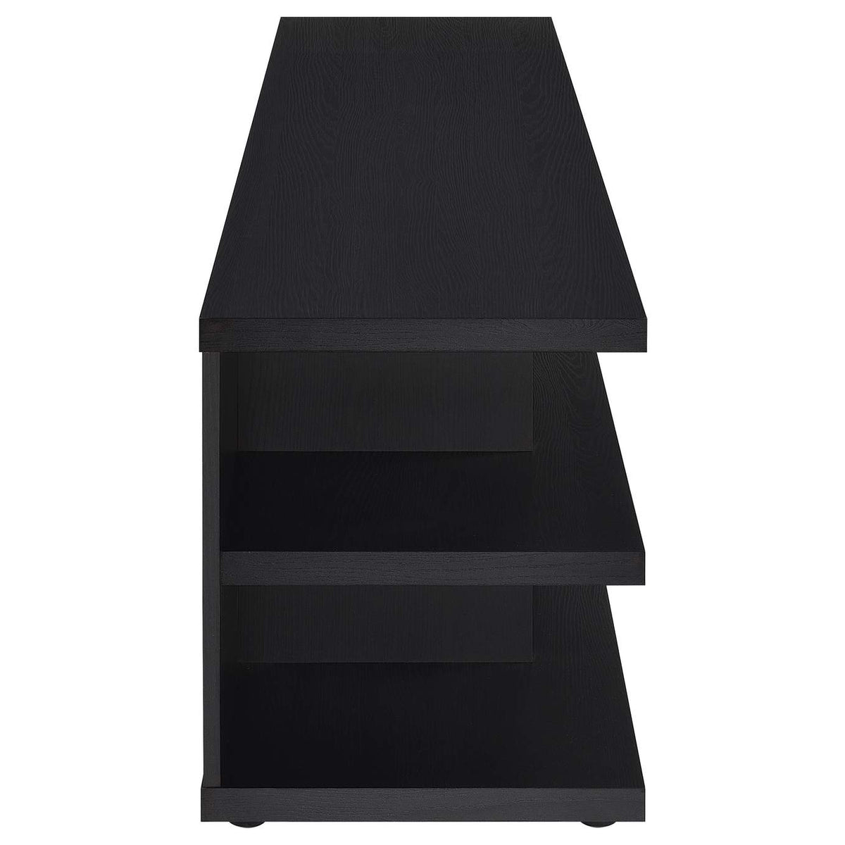 710533 Cartmill 78-inch 2-tier TV Stand Media Console Black