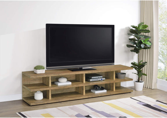 710543 Cartmill 78-inch 2-tier TV Stand Media Console Mango