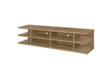 710543 Cartmill 78-inch 2-tier TV Stand Media Console Mango