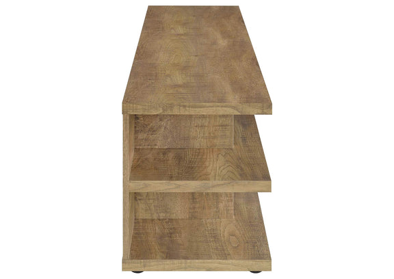 710543 Cartmill 78-inch 2-tier TV Stand Media Console Mango