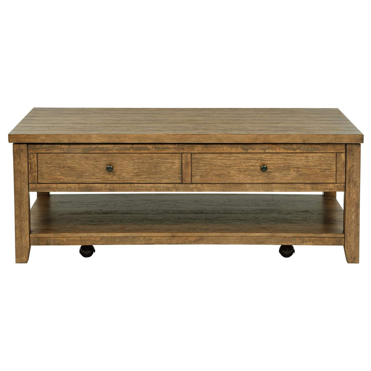 710545 Payne 48-inch Mobile Lift Top Coffee Table Distressed Brown