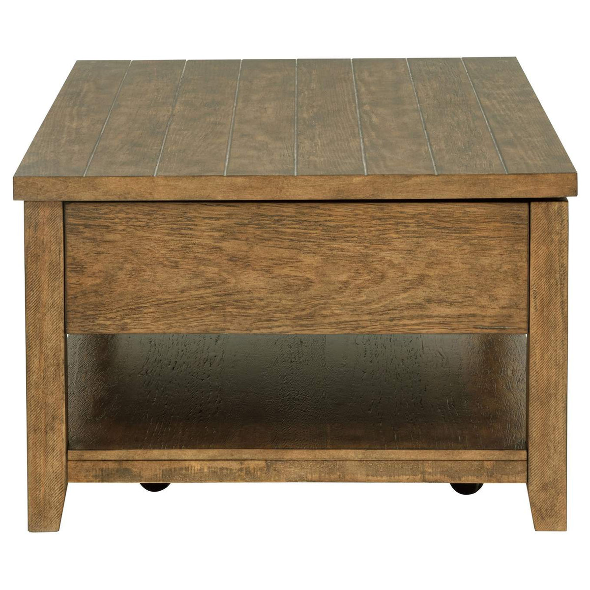 710545 Payne 48-inch Mobile Lift Top Coffee Table Distressed Brown
