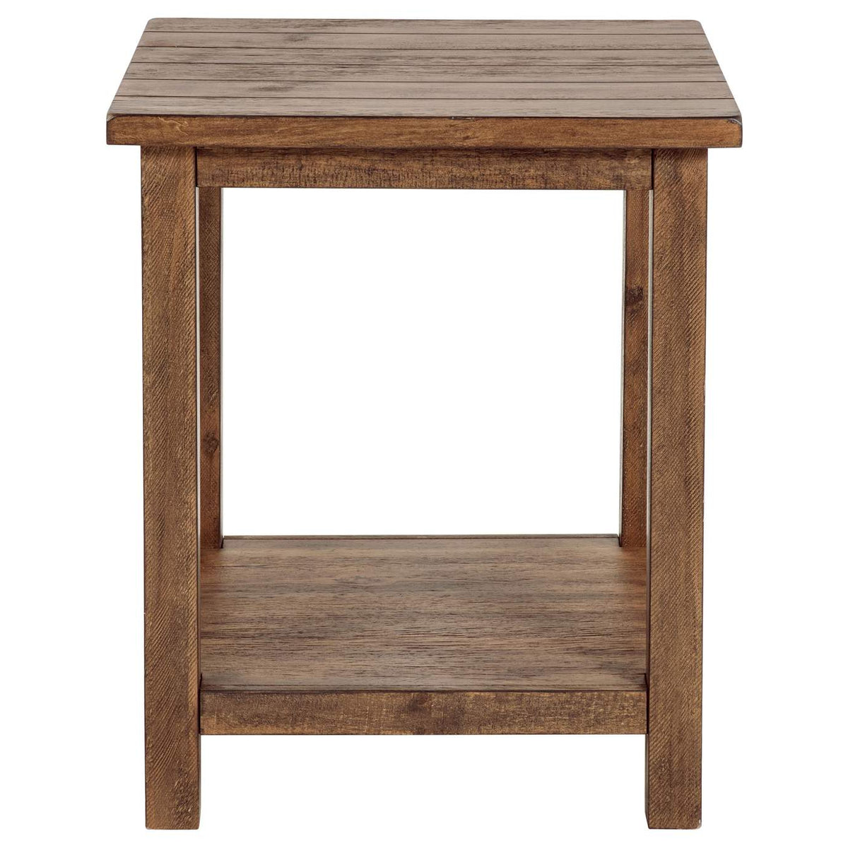 710548-S2A Payne 2-piece Coffee and End Table Set Distressed Brown