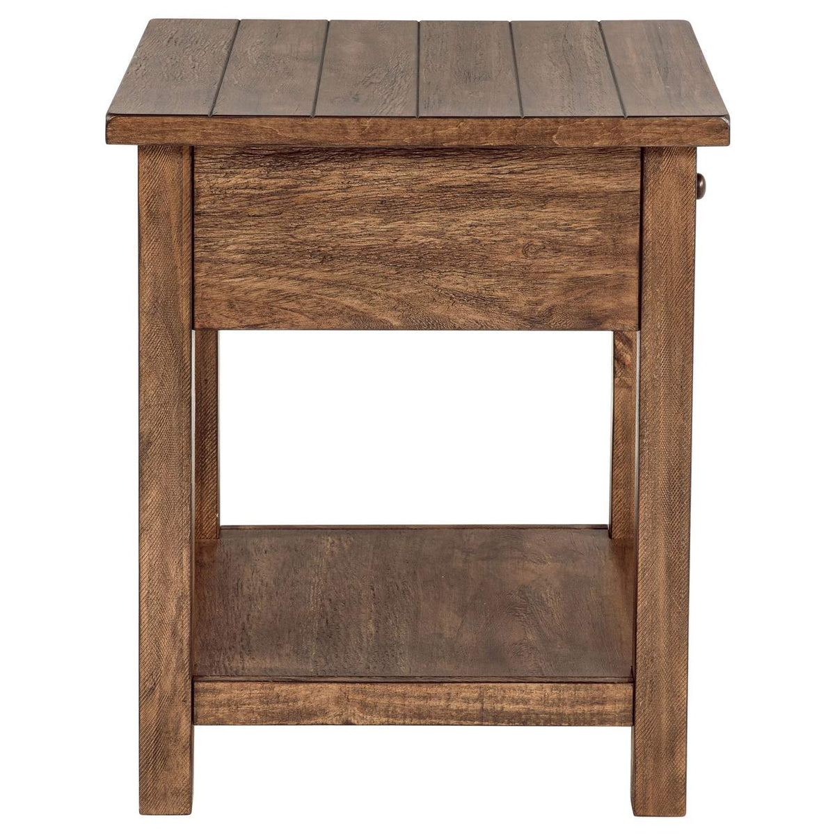 710548-S2 Payne 2-piece Coffee and 1-drawer End Table Set Brown