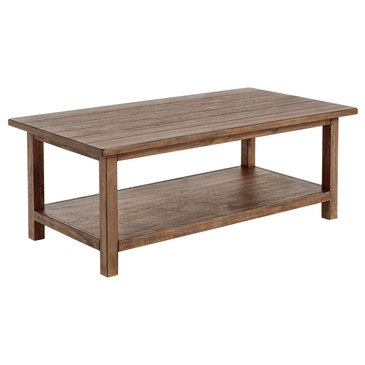 710548-S2 Payne 2-piece Coffee and 1-drawer End Table Set Brown