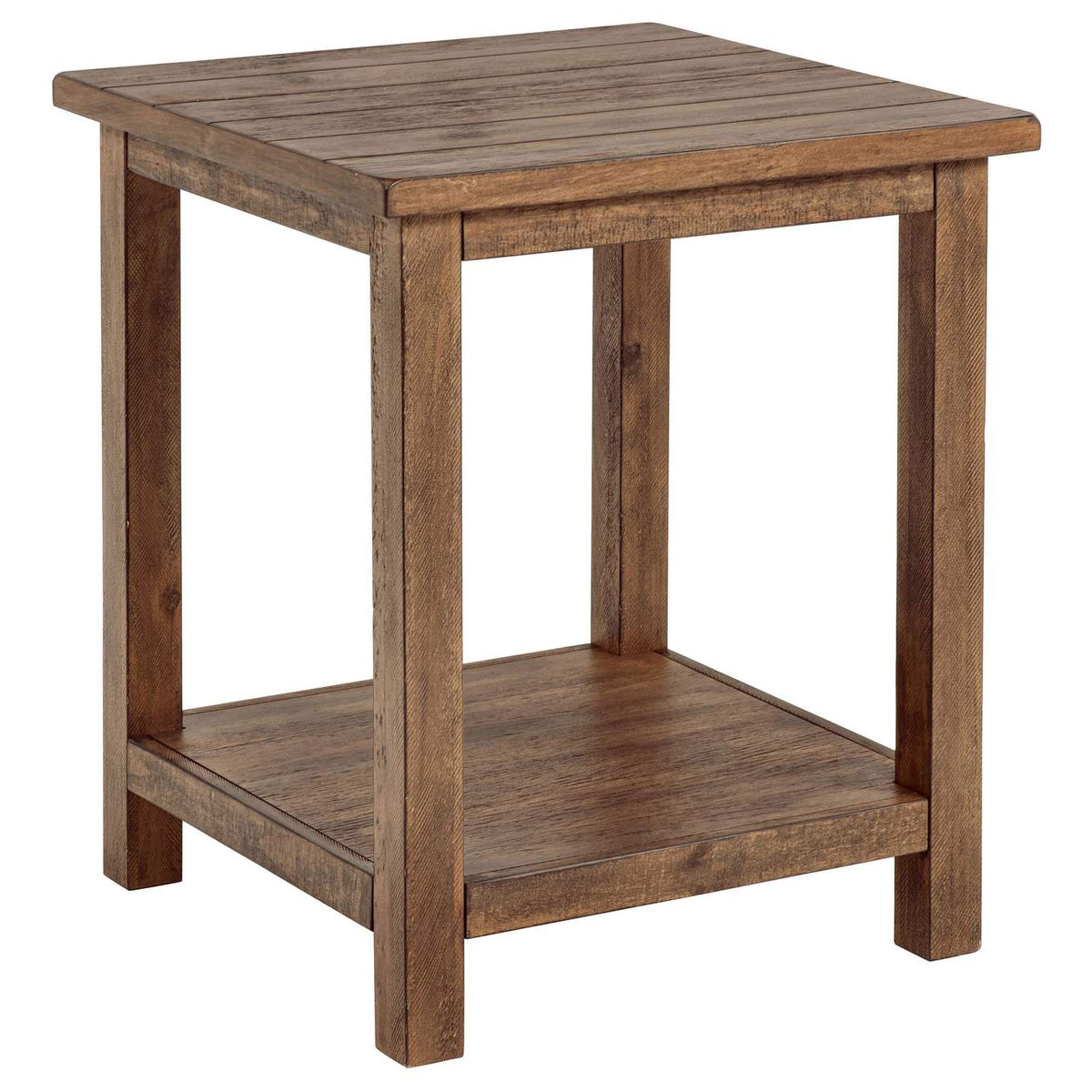 710548-S3A Payne 3-piece Coffee and End Table Set Distressed Brown