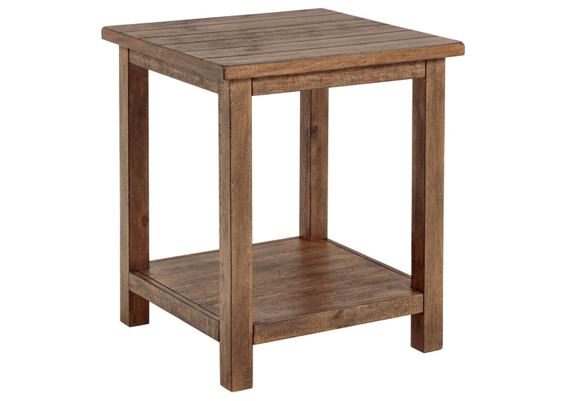 710548-S3A Payne 3-piece Coffee and End Table Set Distressed Brown