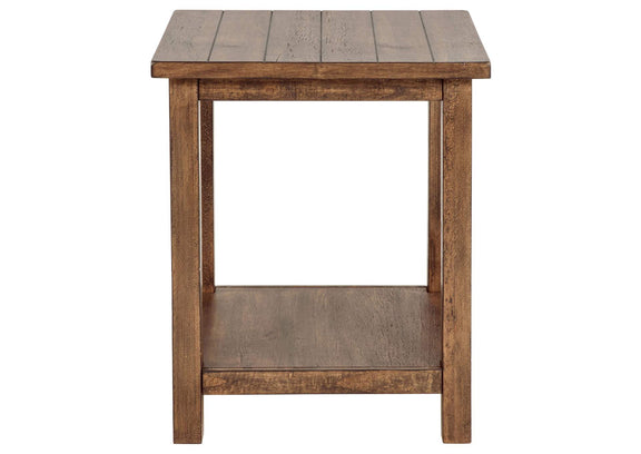 710548-S3A Payne 3-piece Coffee and End Table Set Distressed Brown