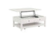 710555 Payne 48-inch Mobile Lift Top Coffee Table Distressed White
