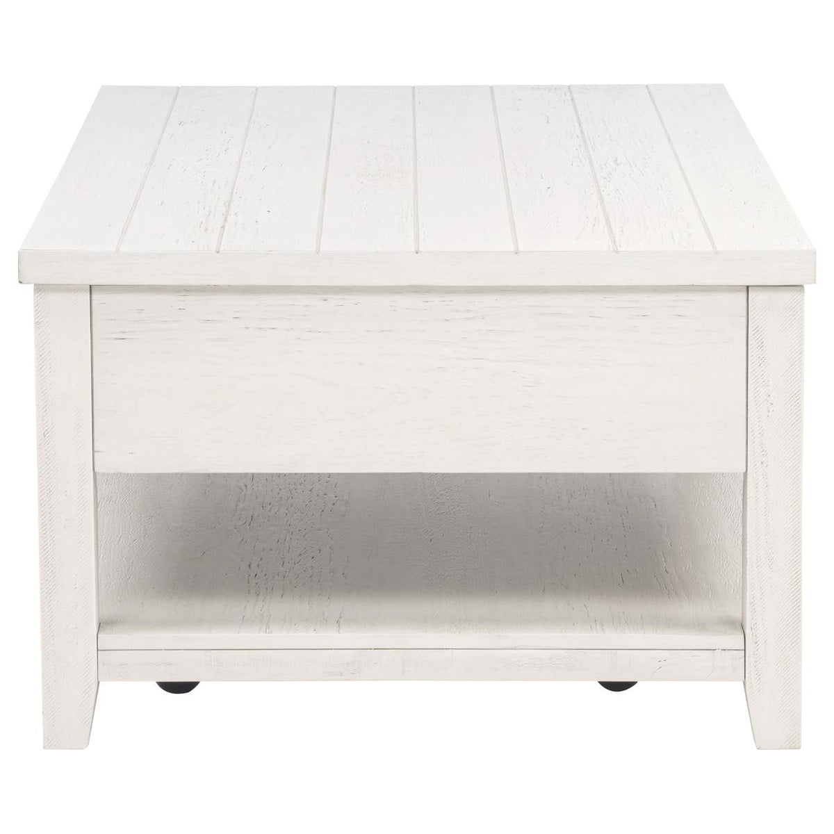 710555 Payne 48-inch Mobile Lift Top Coffee Table Distressed White
