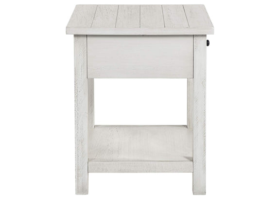 710558-S2 Payne 2-piece Coffee and 1-drawer End Table Set White