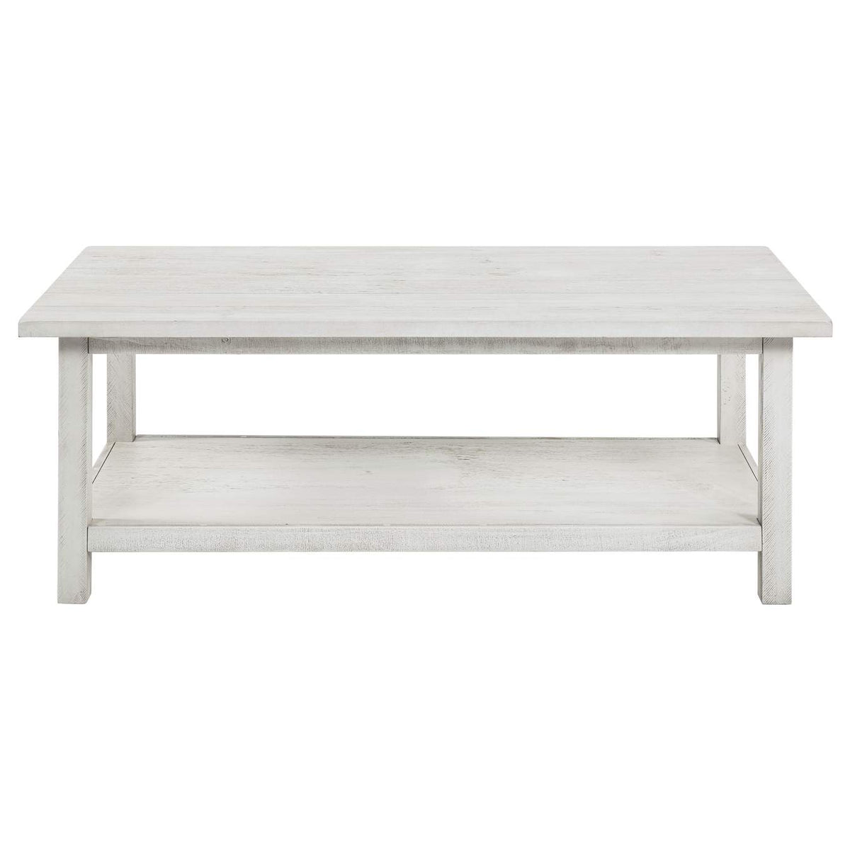 710558-S2 Payne 2-piece Coffee and 1-drawer End Table Set White