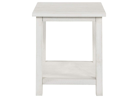710558-S3A Payne 3-piece Coffee and End Table Set Distressed White