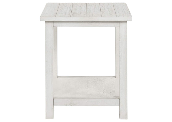 710558-S3A Payne 3-piece Coffee and End Table Set Distressed White