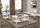 710558-S3 Payne 3-piece Coffee and 1-drawer End Table Set White