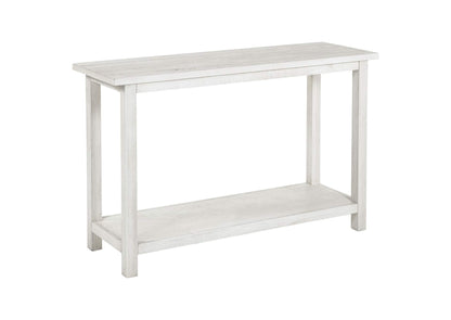 710559 Payne Wood Entryway Sofa Console Table White