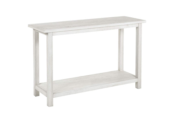 710559 Payne Wood Entryway Sofa Console Table White