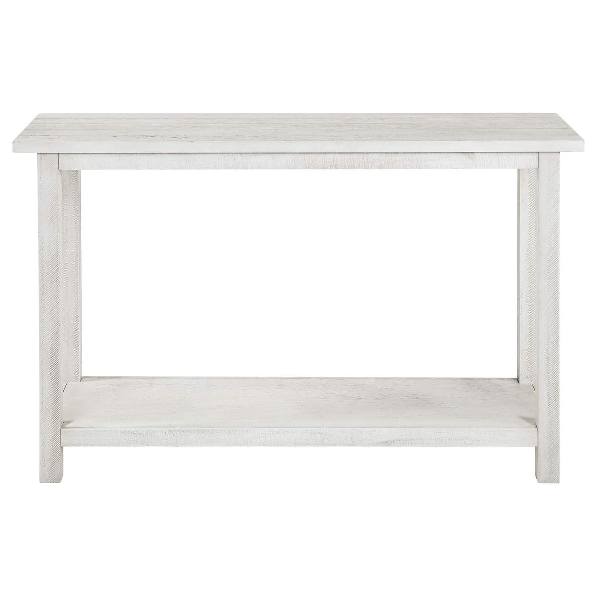 710559 Payne Wood Entryway Sofa Console Table White