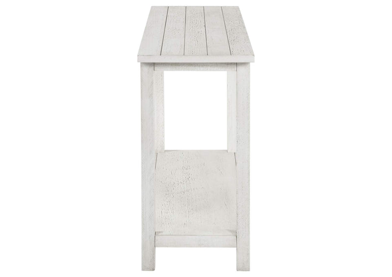 710559 Payne Wood Entryway Sofa Console Table White