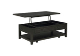 710565 Payne 48-inch Mobile Lift Top Coffee Table Distressed Java