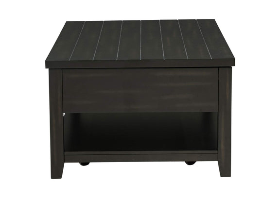 710565 Payne 48-inch Mobile Lift Top Coffee Table Distressed Java