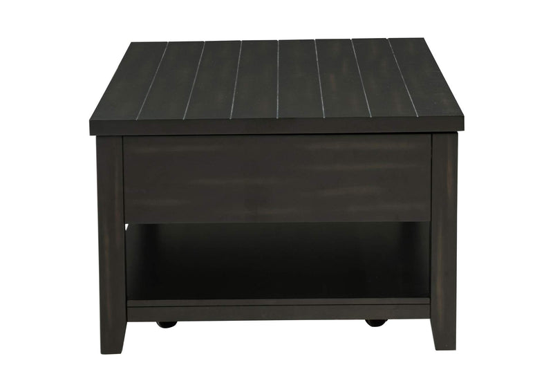 710565 Payne 48-inch Mobile Lift Top Coffee Table Distressed Java