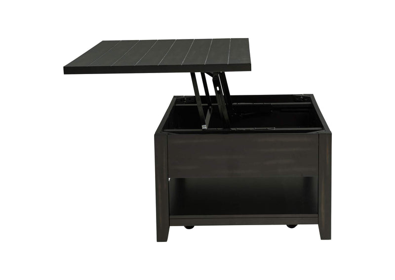 710565 Payne 48-inch Mobile Lift Top Coffee Table Distressed Java