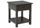 710567 Payne 1-drawer Wood End Table with Shelf Distressed Java