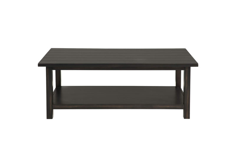 710568-S2A Payne 2-piece Coffee and End Table Set Distressed Java