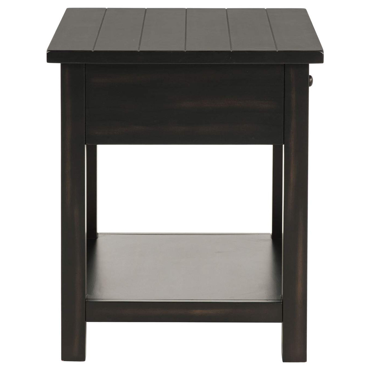 710568-S2 Payne 2-piece Coffee and 1-drawer End Table Set Java