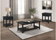 710568-S3 Payne 3-piece Coffee and 1-drawer End Table Set Java