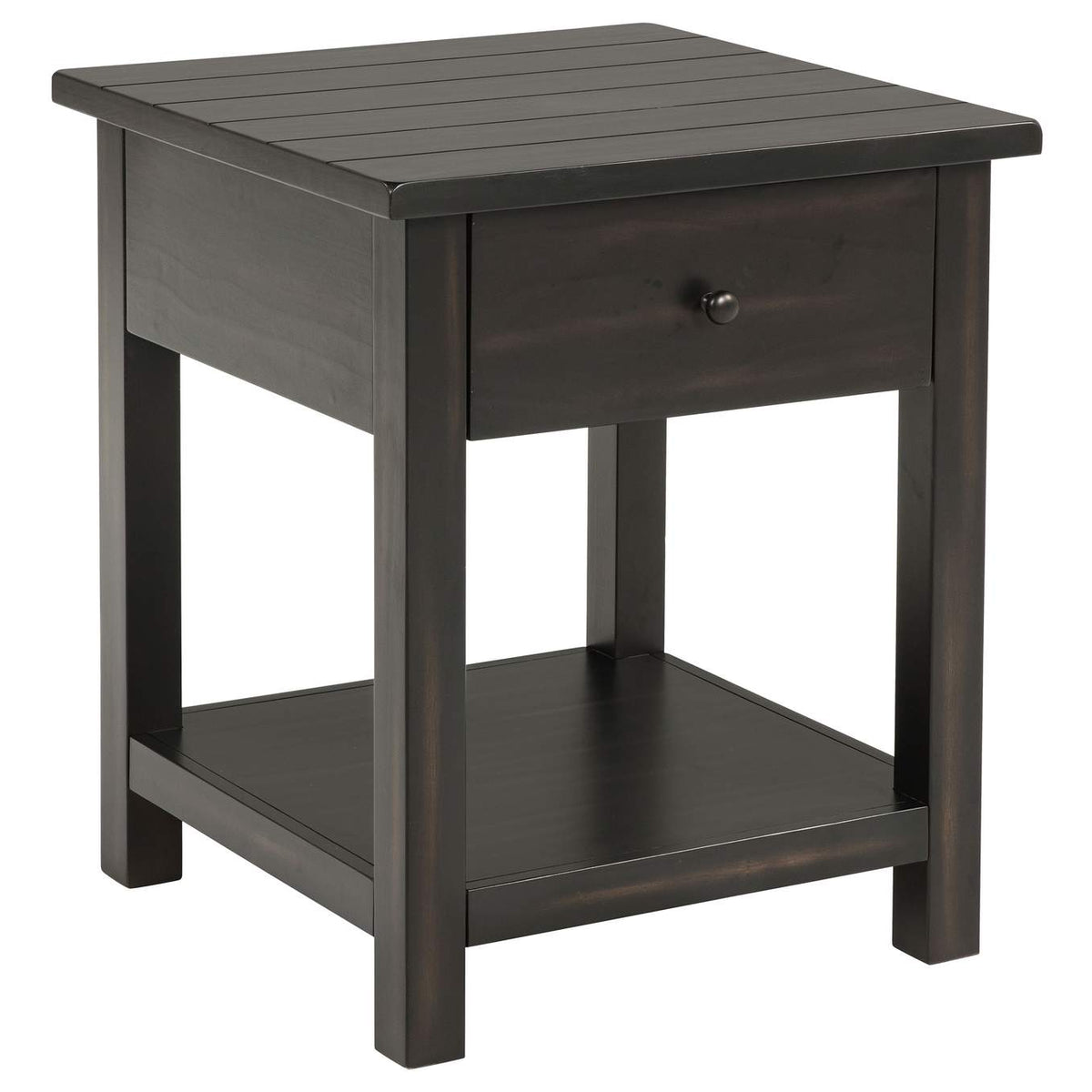 710568-S3 Payne 3-piece Coffee and 1-drawer End Table Set Java