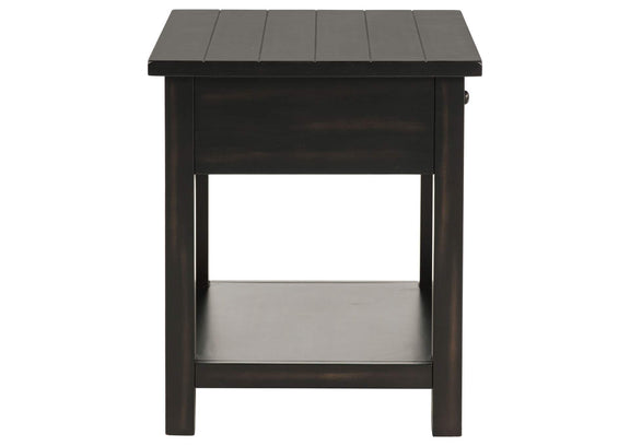710568-S3 Payne 3-piece Coffee and 1-drawer End Table Set Java
