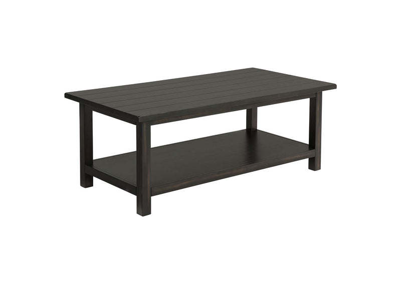 710568-S3 Payne 3-piece Coffee and 1-drawer End Table Set Java