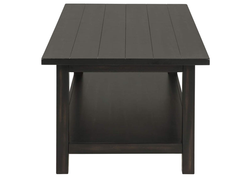 710568-S3 Payne 3-piece Coffee and 1-drawer End Table Set Java