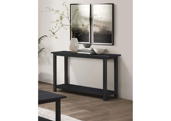 710569 Payne Wood Entryway Sofa Console Table Java