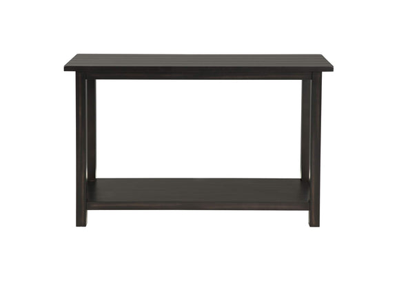 710569 Payne Wood Entryway Sofa Console Table Java