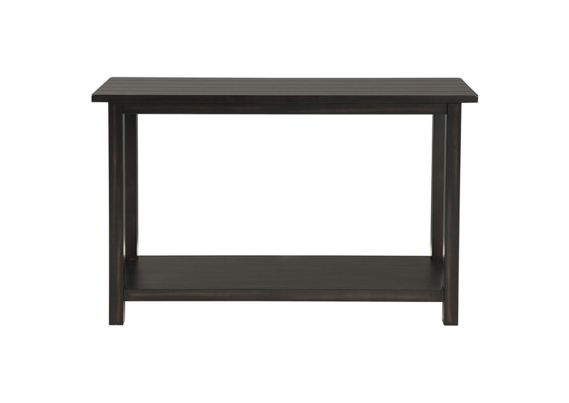 710569 Payne Wood Entryway Sofa Console Table Java