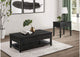710578-S2 Concord 2-piece Coffee and End Table Set Distressed Java
