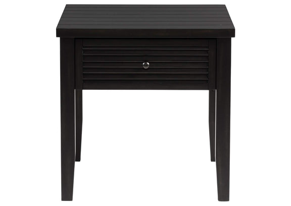710578-S2 Concord 2-piece Coffee and End Table Set Distressed Java