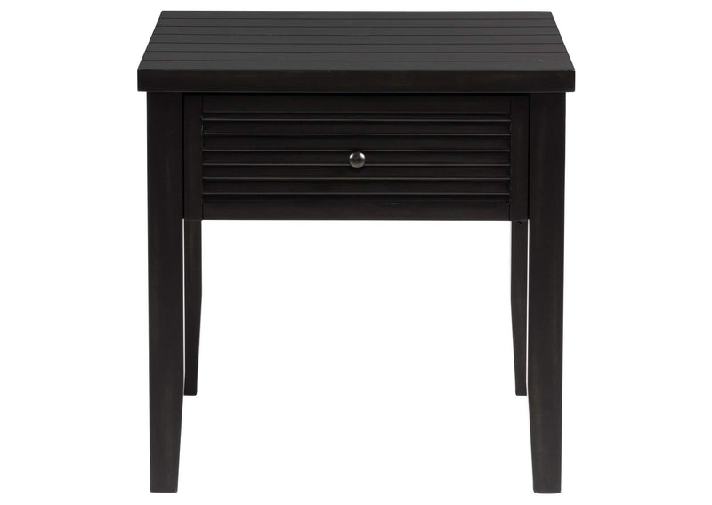 710578-S2 Concord 2-piece Coffee and End Table Set Distressed Java