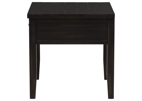 710578-S2 Concord 2-piece Coffee and End Table Set Distressed Java