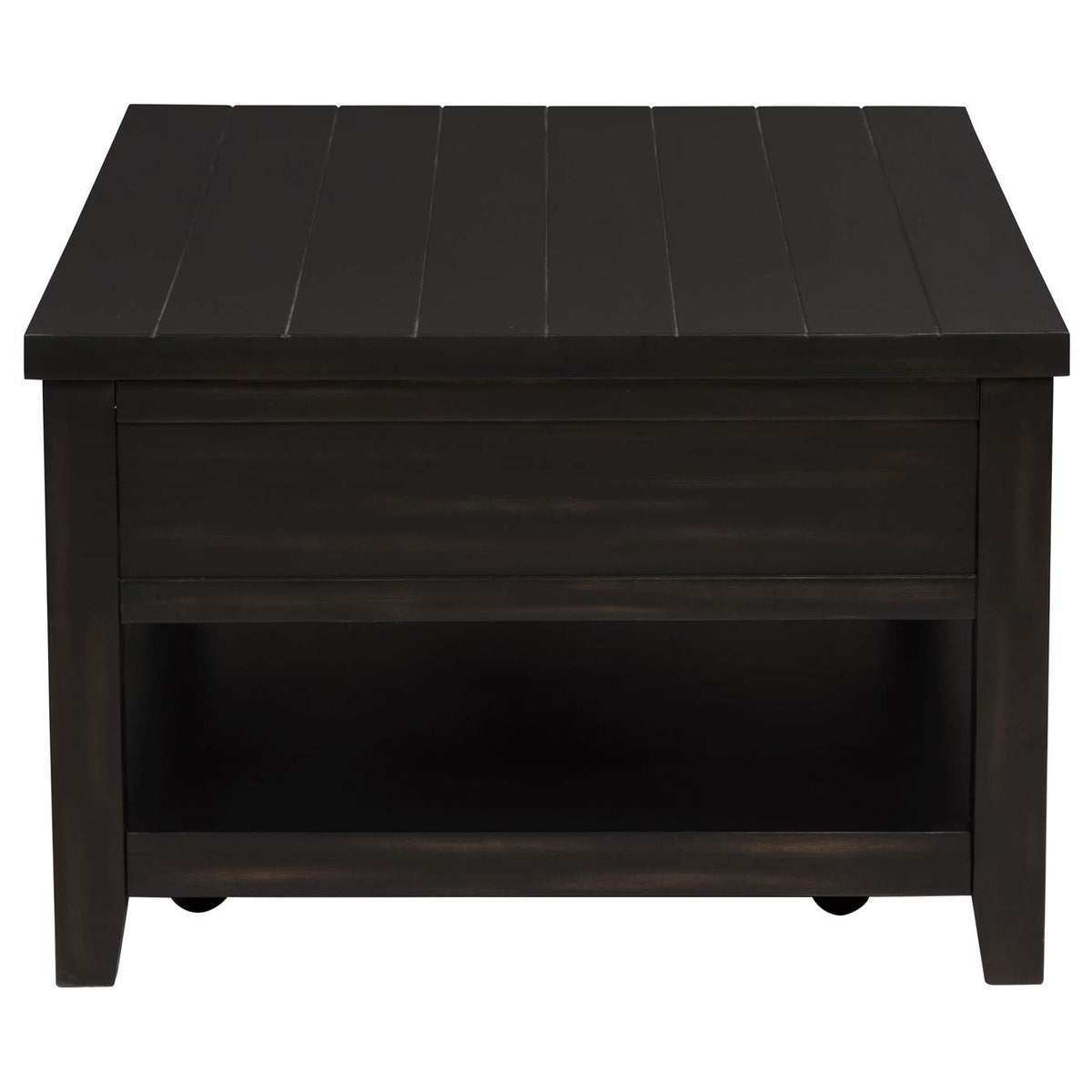 710578-S2 Concord 2-piece Coffee and End Table Set Distressed Java